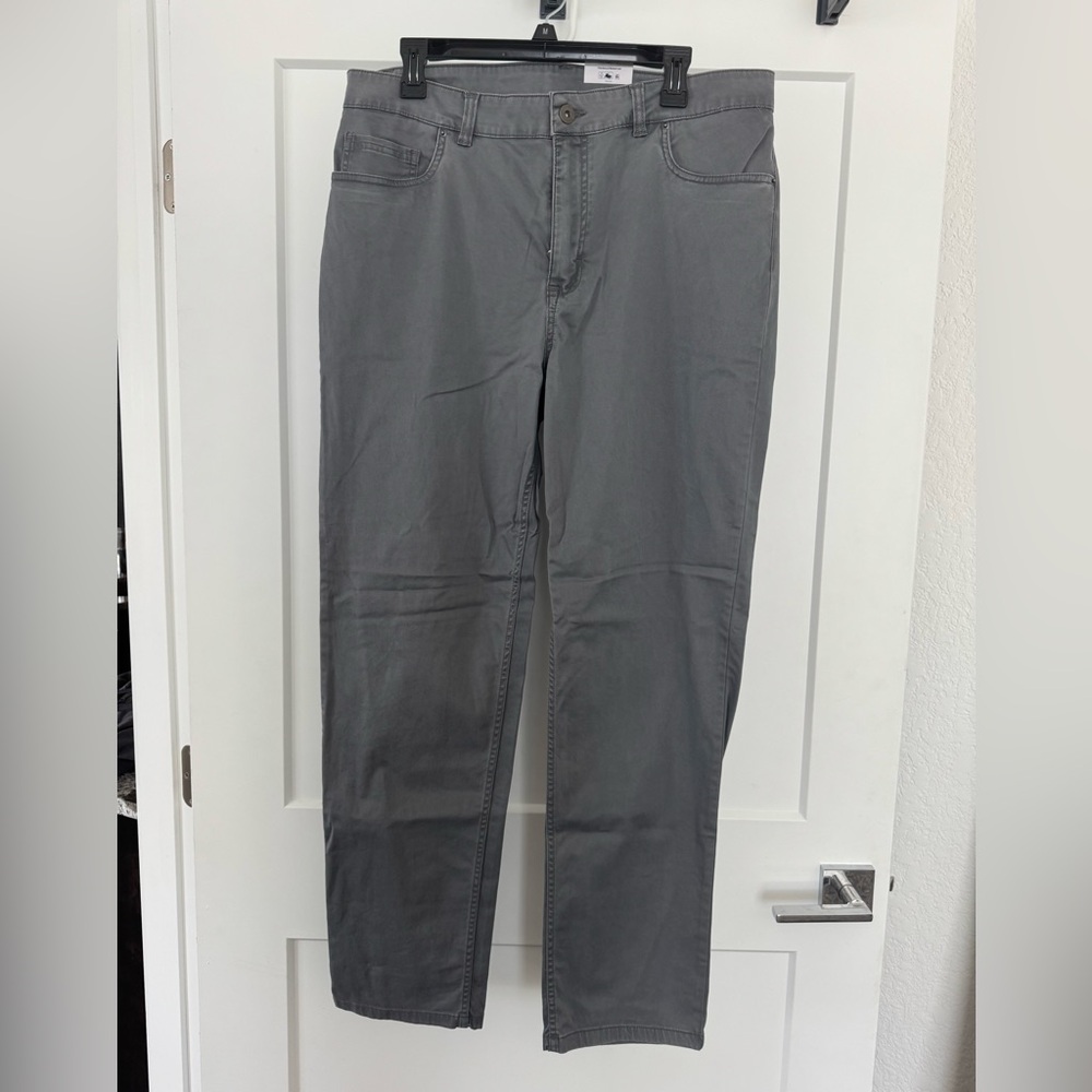 2 pair George Men's Charcoal Chinos